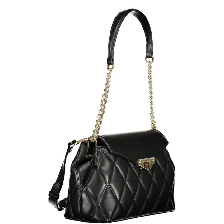 Mario Valentino Nero Polyurethane Women Shoulder Bag