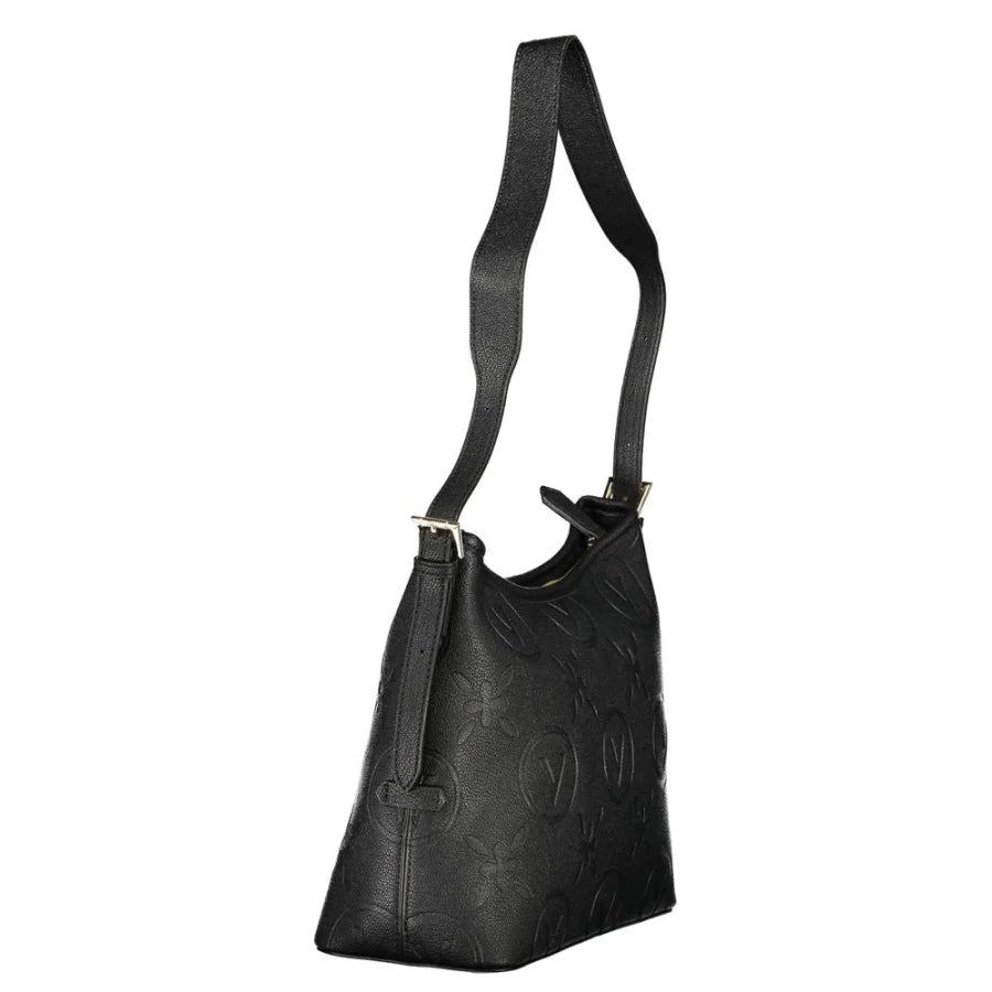 Mario Valentino Nero Polyurethane Women Shoulder Bag