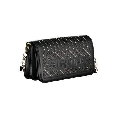 Mario Valentino Nero Polyurethane Women Shoulder Bag