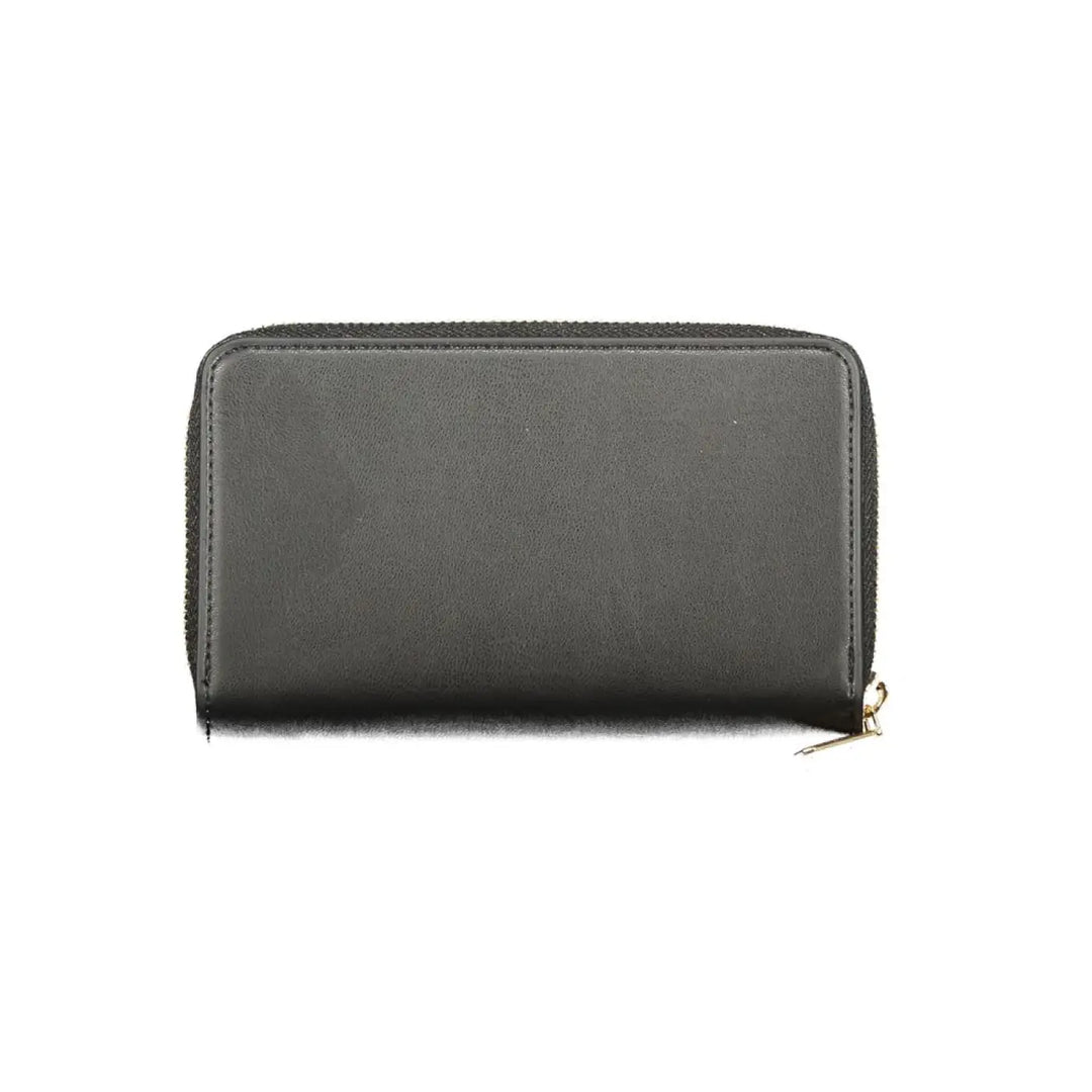 Mario Valentino Nero Polyurethane Women’s Wallet