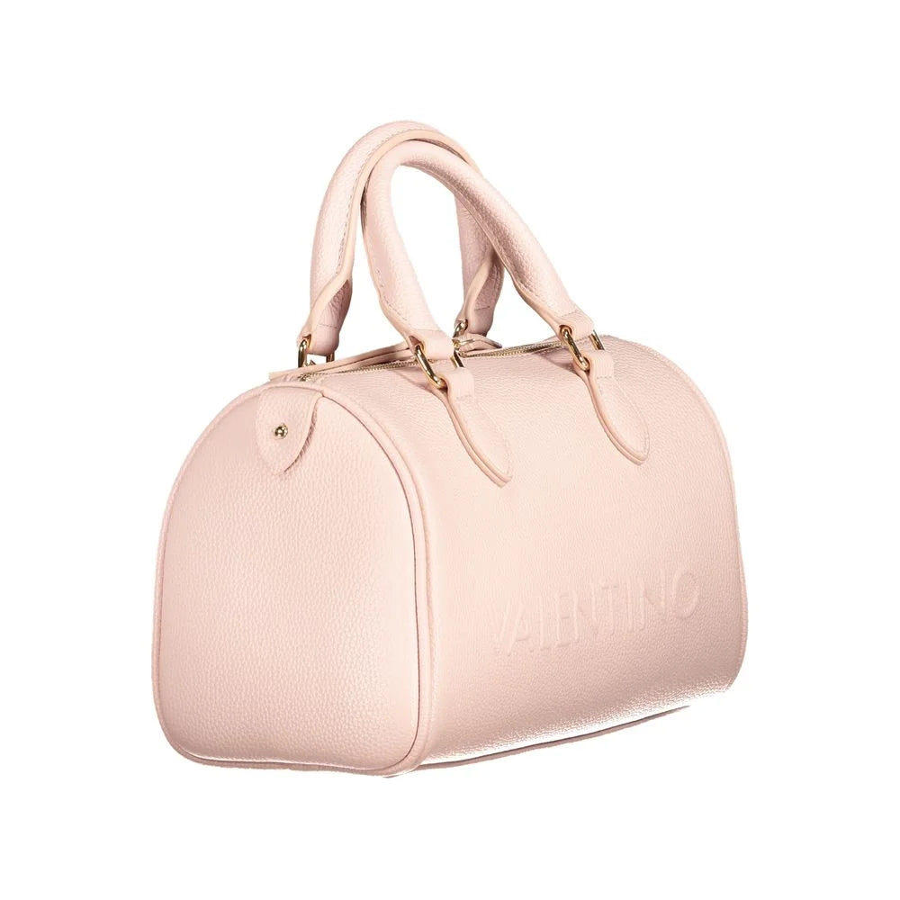 Mario Valentino Pink Polyethylene Handbag Eco-Luxury for Women