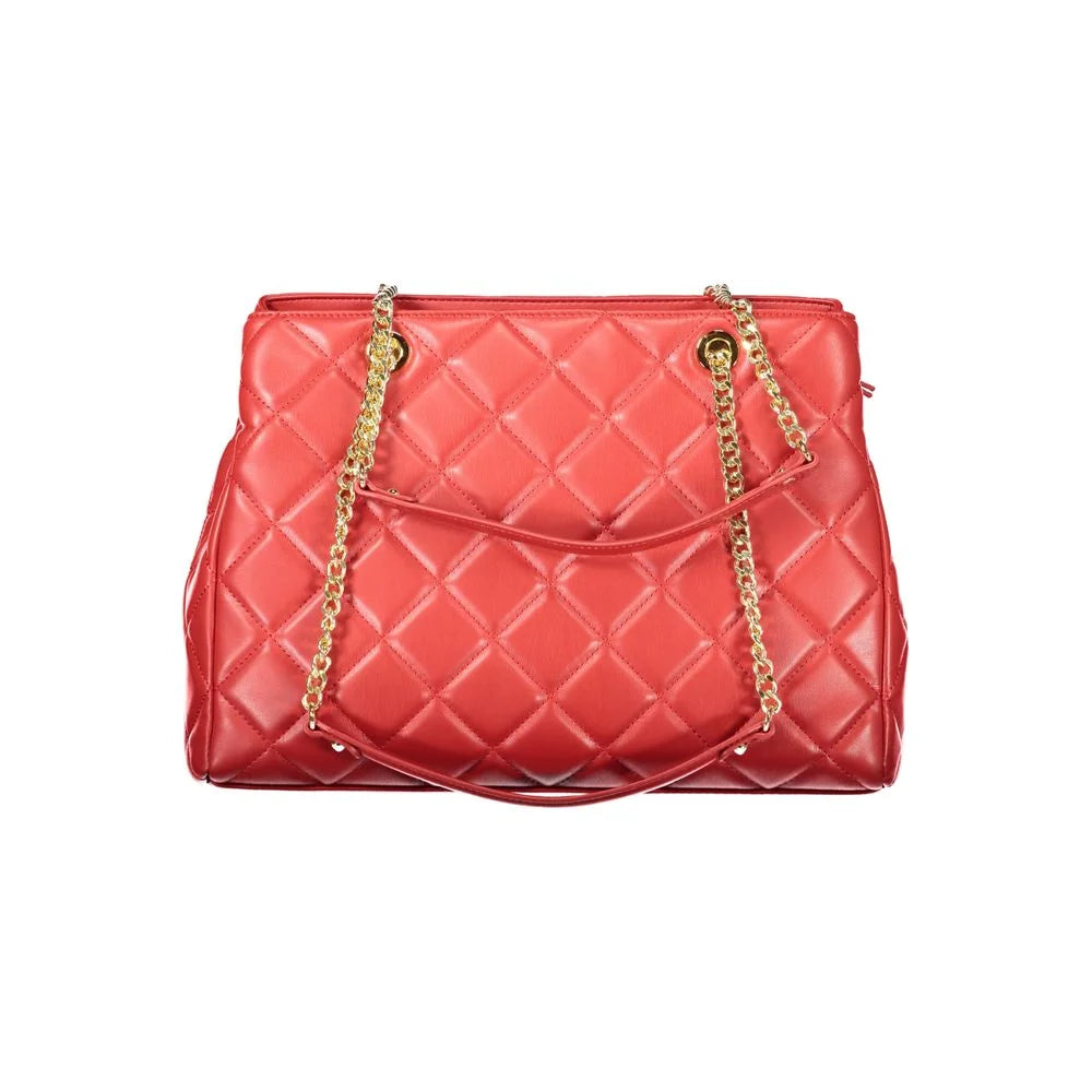 Mario Valentino Red Polyethylene Handbag