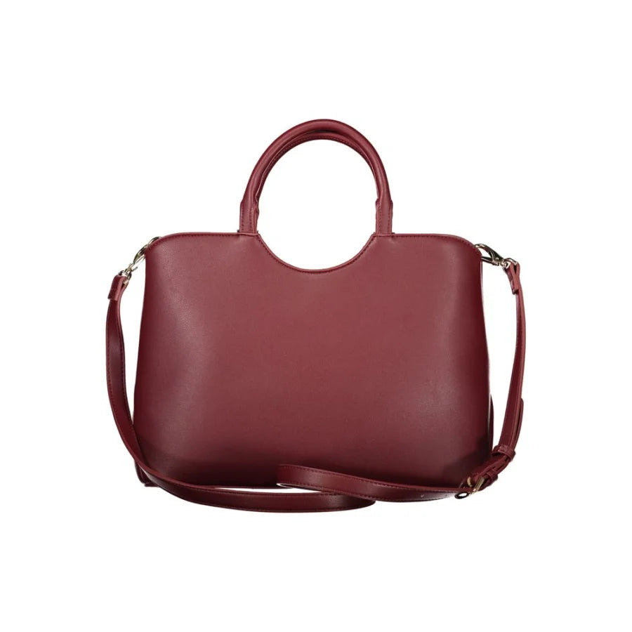 Mario Valentino Red Polyurethane Women Handbag