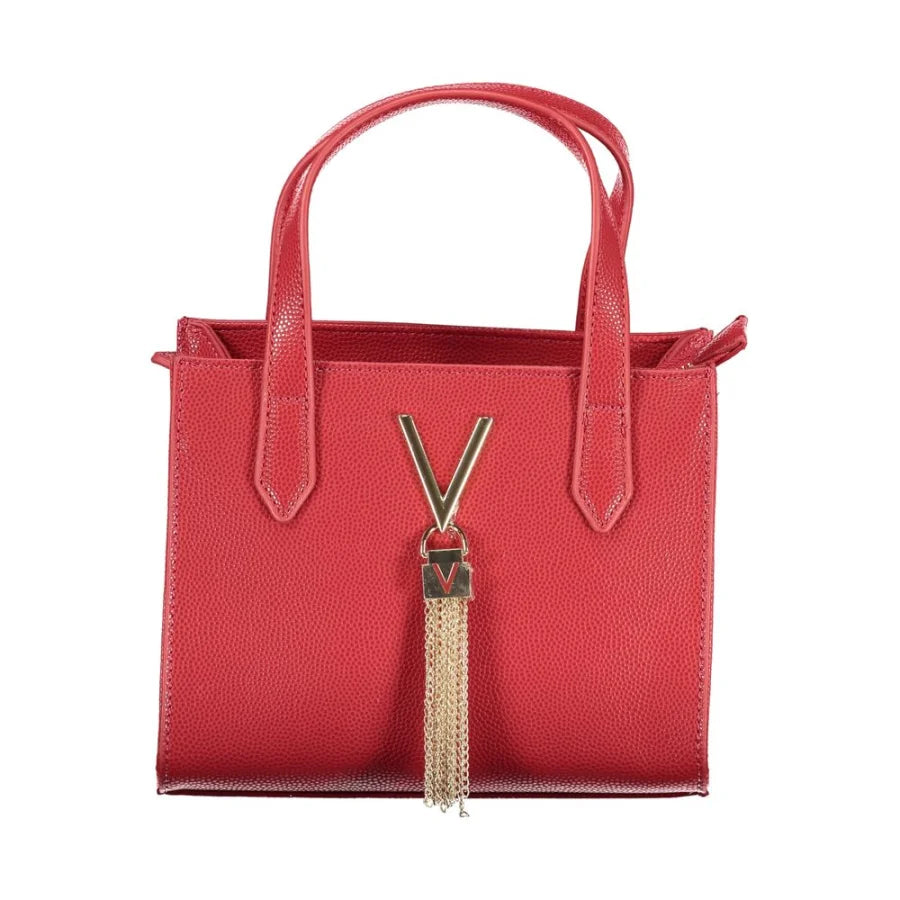 Mario Valentino Red Polyurethane Women Handbag