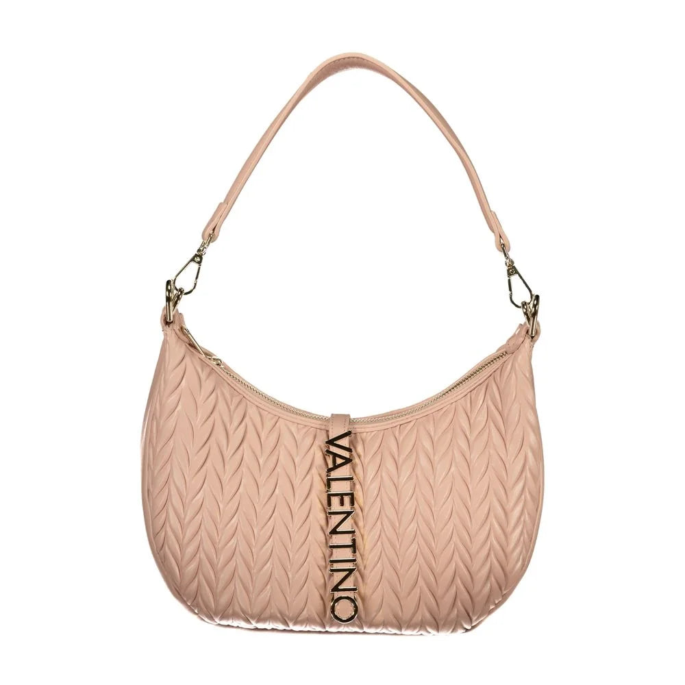 Mario Valentino Rosa Poliuretano Women Shoulder Bag
