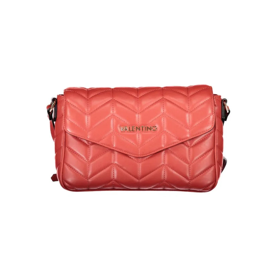 Mario Valentino Rosso Poliuretano Women Shoulder Bag