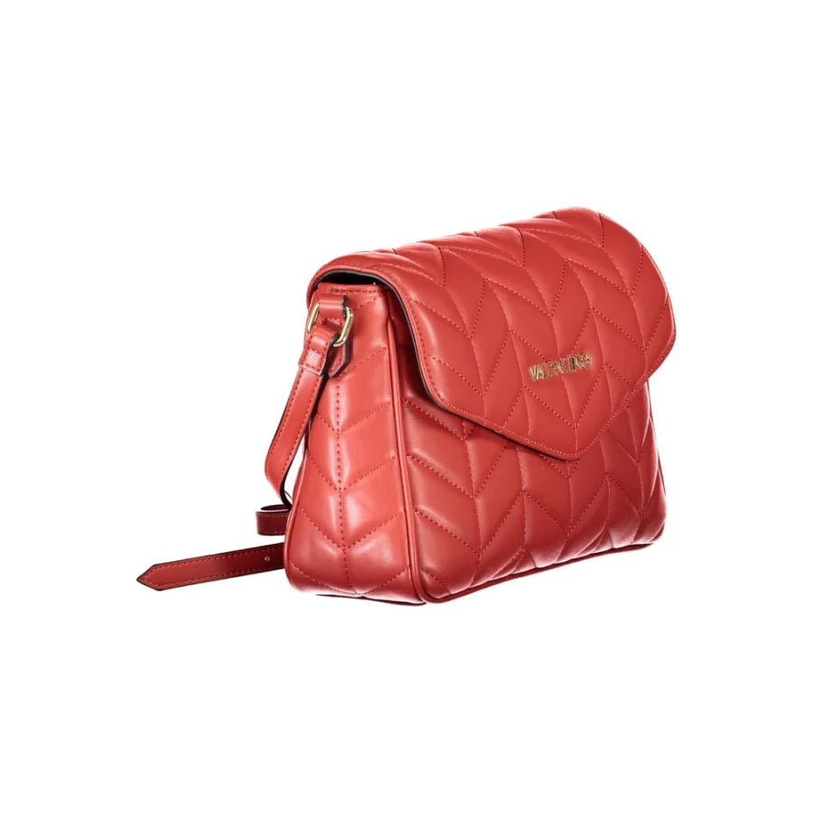 Mario Valentino Rosso Poliuretano Women Shoulder Bag