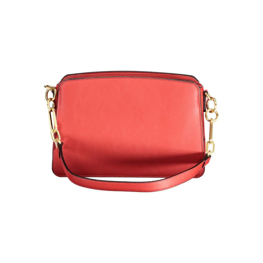 Mario Valentino Rosso Polyurethane Women Handbag