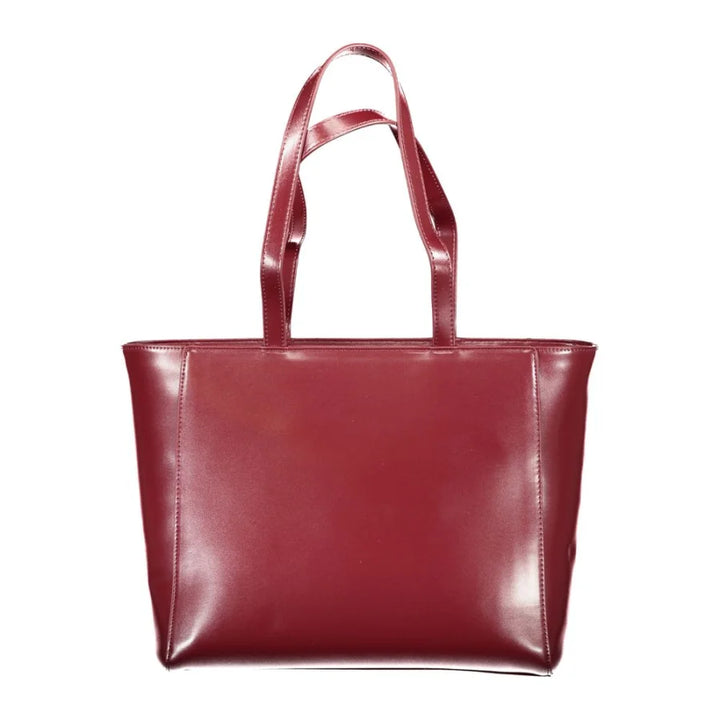 Mario Valentino Rosso Polyurethane Women Shoulder Bag