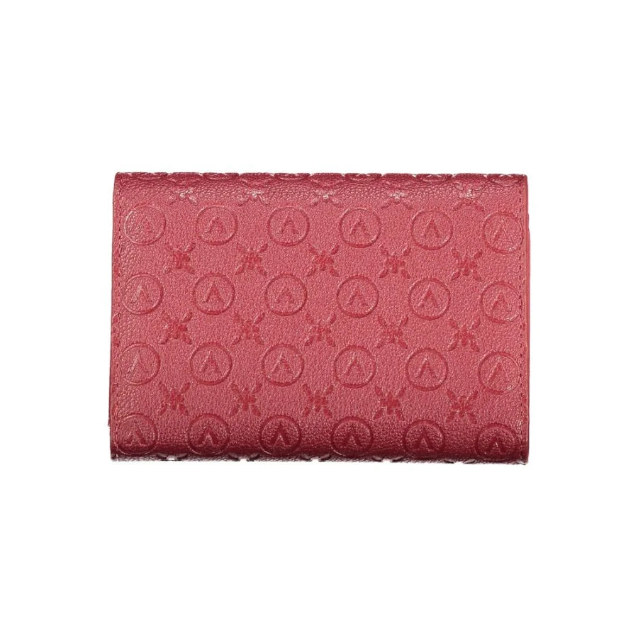 Mario Valentino Rosso Polyurethane Women Wallet