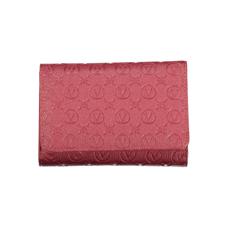 Mario Valentino Rosso Polyurethane Women Wallet