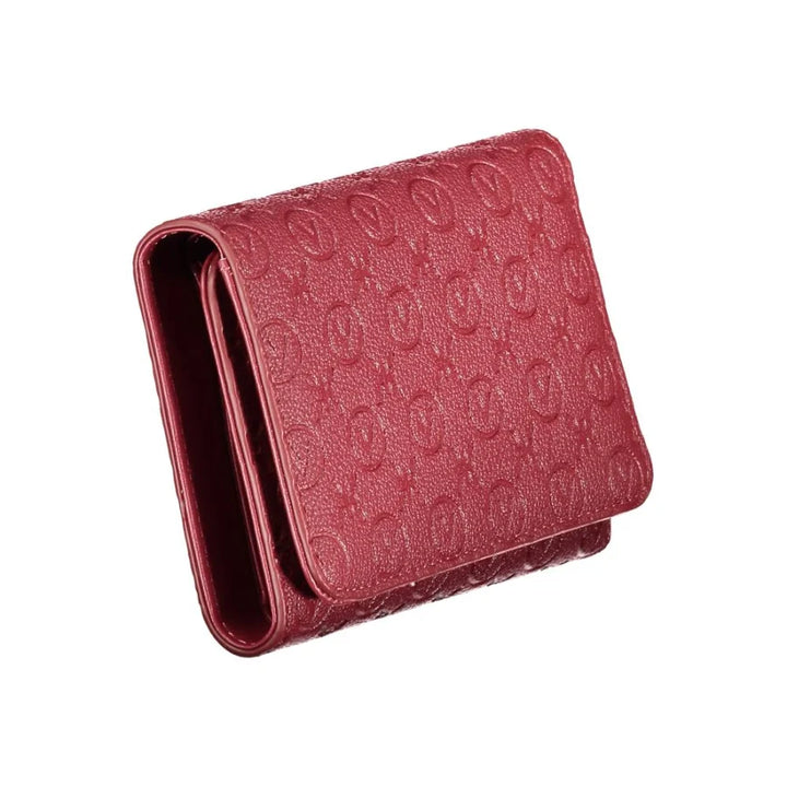 Mario Valentino Rosso Polyurethane Women Wallet