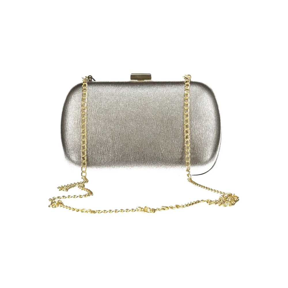Mario Valentino Silver Polyurethane Women’s Bag
