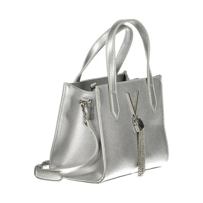 Mario Valentino Silver Polyurethane Women’s Handbag