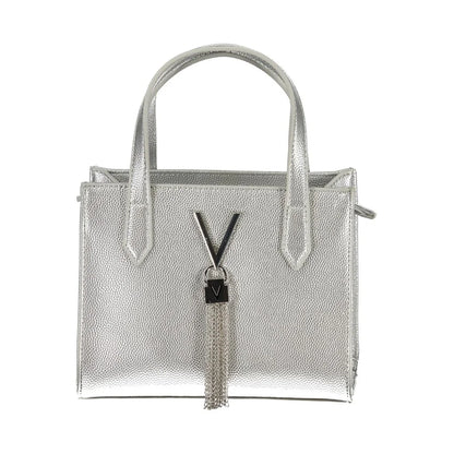 Mario Valentino Silver Polyurethane Women’s Handbag