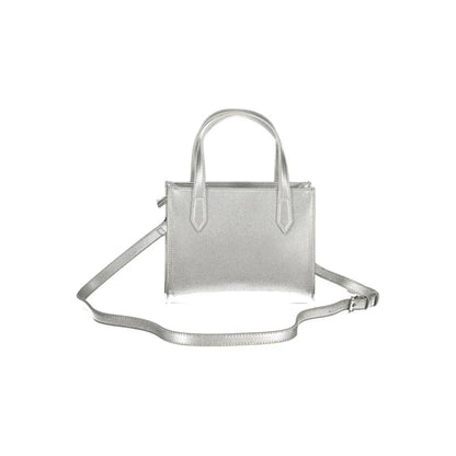 Mario Valentino Silver Polyurethane Women’s Handbag