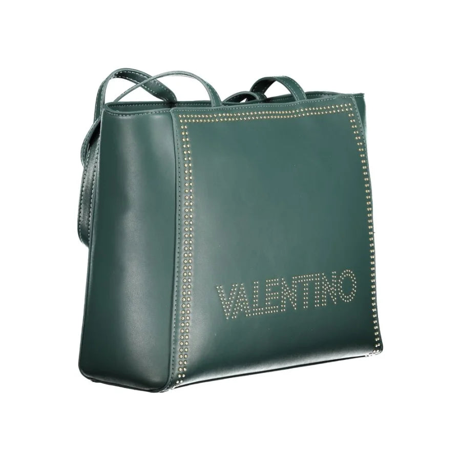 Mario Valentino Verde Poliuretano Woman Shoulder Bag