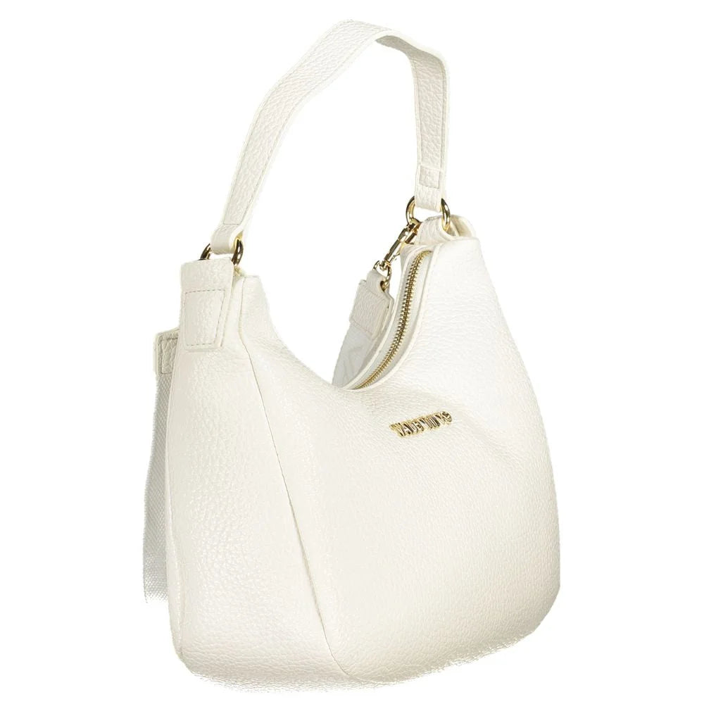 Mario Valentino White Polyethylene Handbag Eco Chic Elegance for Women