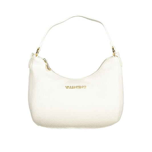 Mario Valentino White Polyethylene Handbag Eco Chic Elegance for Women
