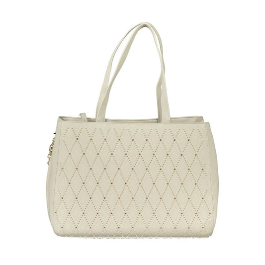 Mario Valentino White Polyethylene Handbag
