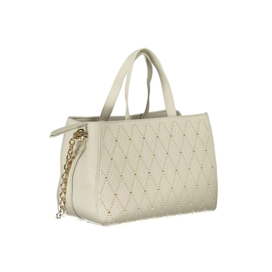 Mario Valentino White Polyurethane Women Handbag