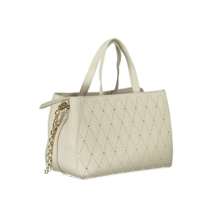 Mario Valentino White Polyurethane Women Handbag