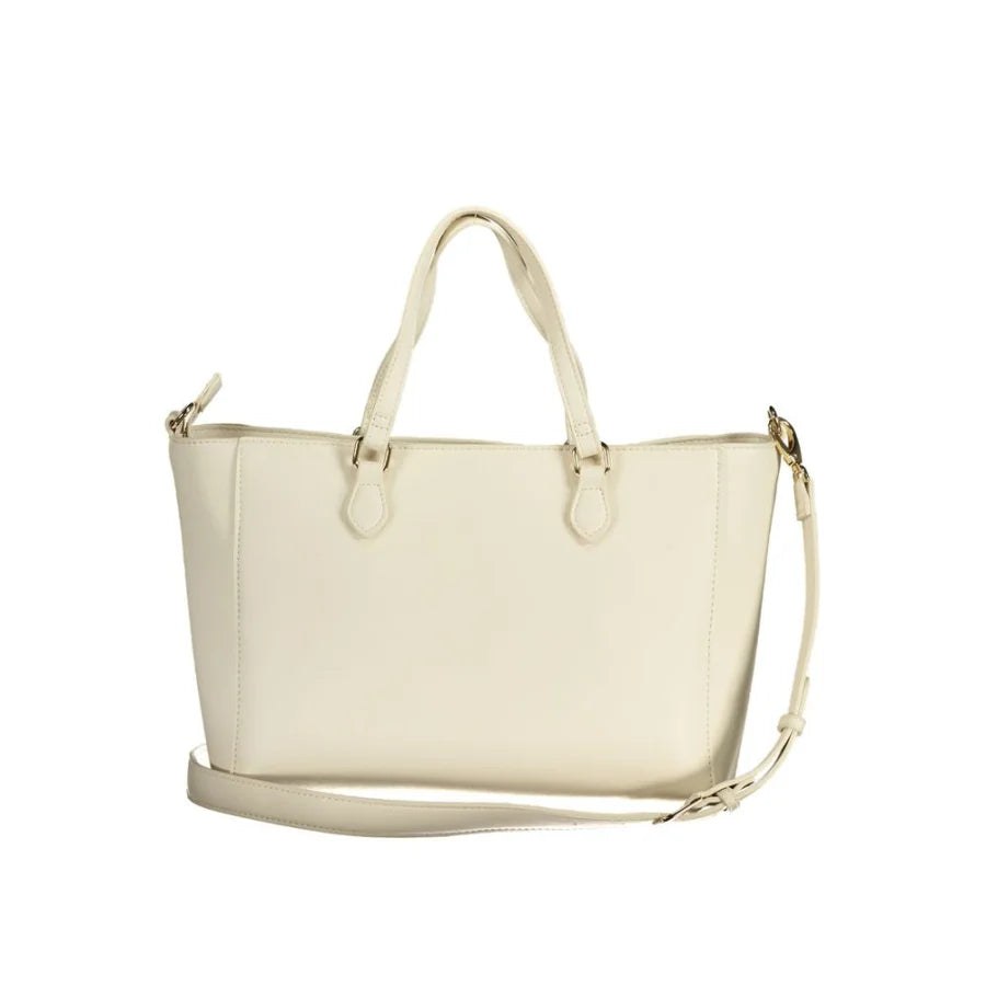 Mario Valentino White Polyurethane Women Handbag