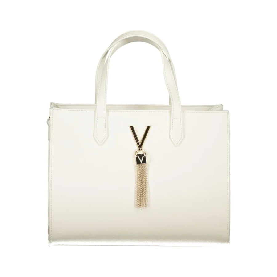 Mario Valentino White Polyurethane Women Handbag
