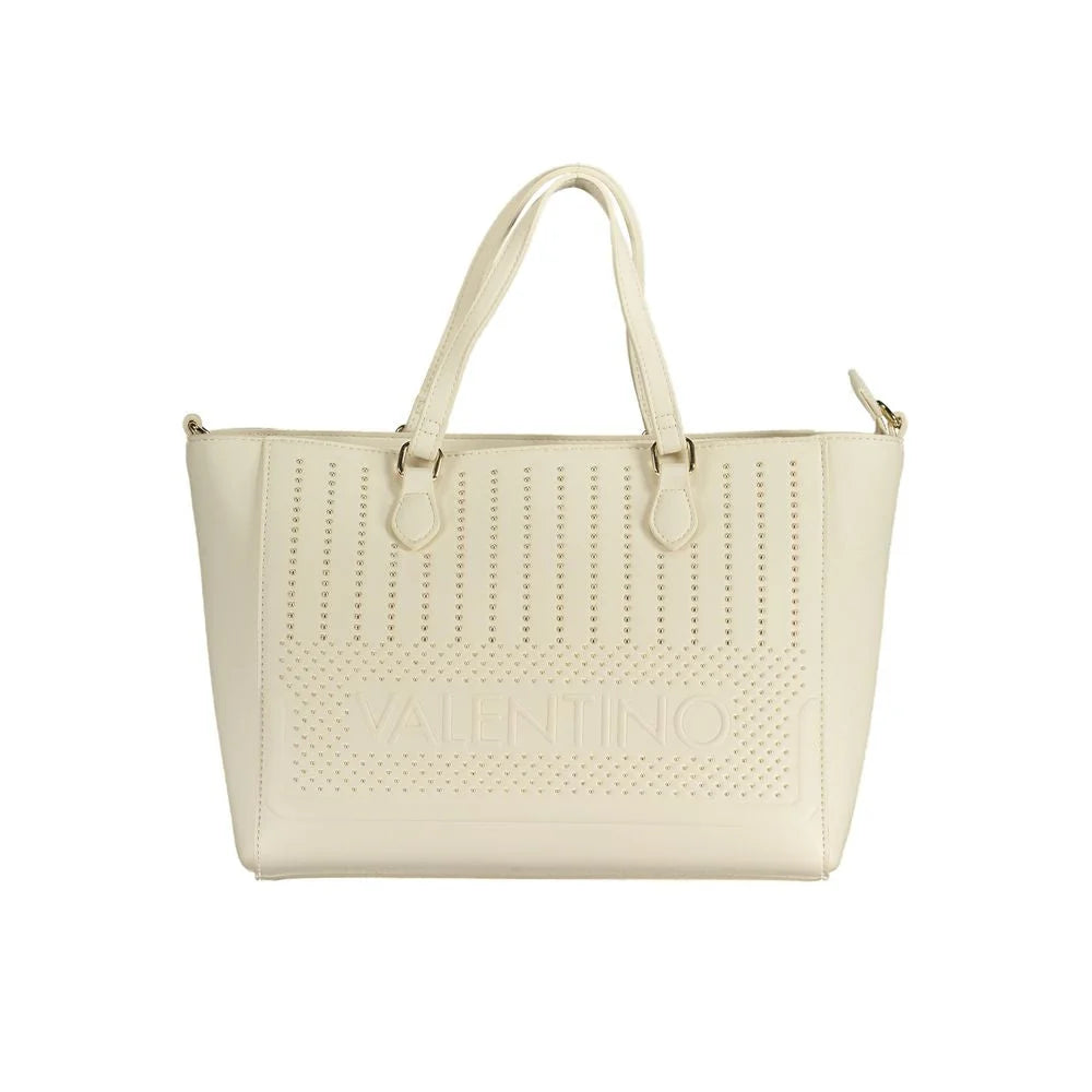 Mario Valentino White Polyurethane Women Handbag