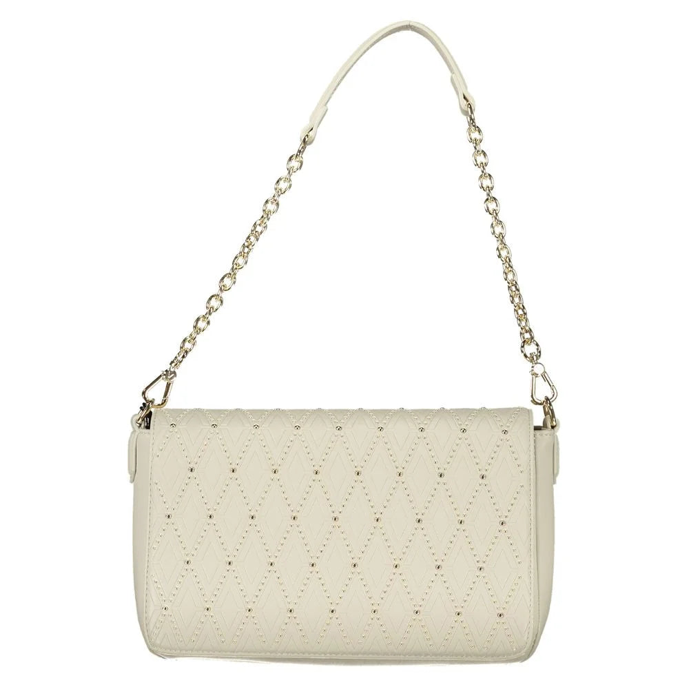 Mario Valentino White Polyurethane Women’s Shoulder Bag