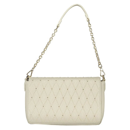 Mario Valentino White Polyurethane Women’s Shoulder Bag