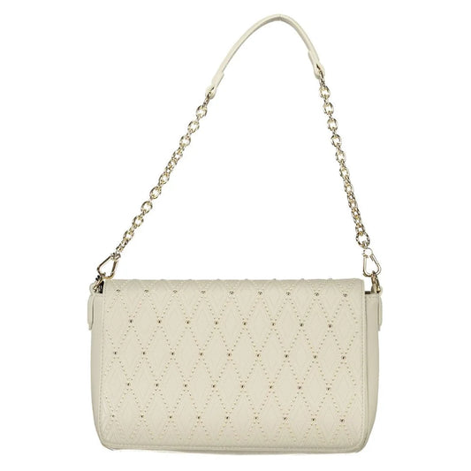 Mario Valentino White Polyurethane Women’s Shoulder Bag