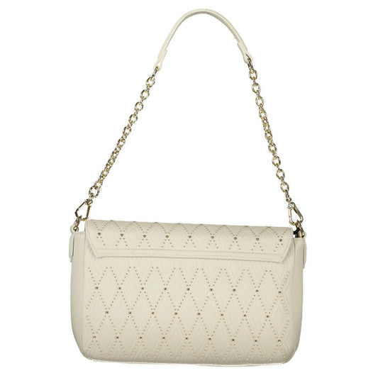 Mario Valentino White Polyurethane Women’s Shoulder Bag