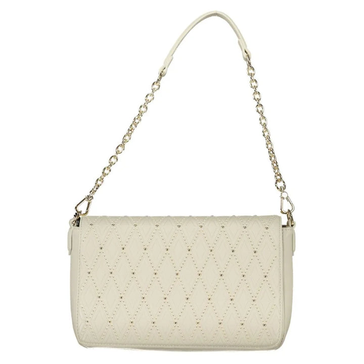 Mario Valentino White Polyurethane Women’s Shoulder Bag