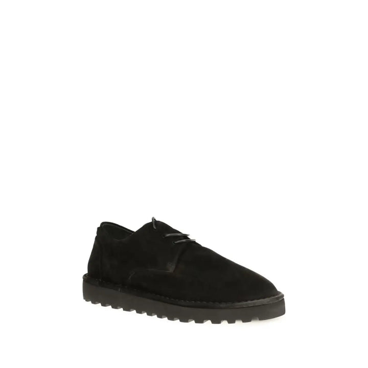 Marsell Black Calf Leather Bos Taurus Oxfords and Derbies