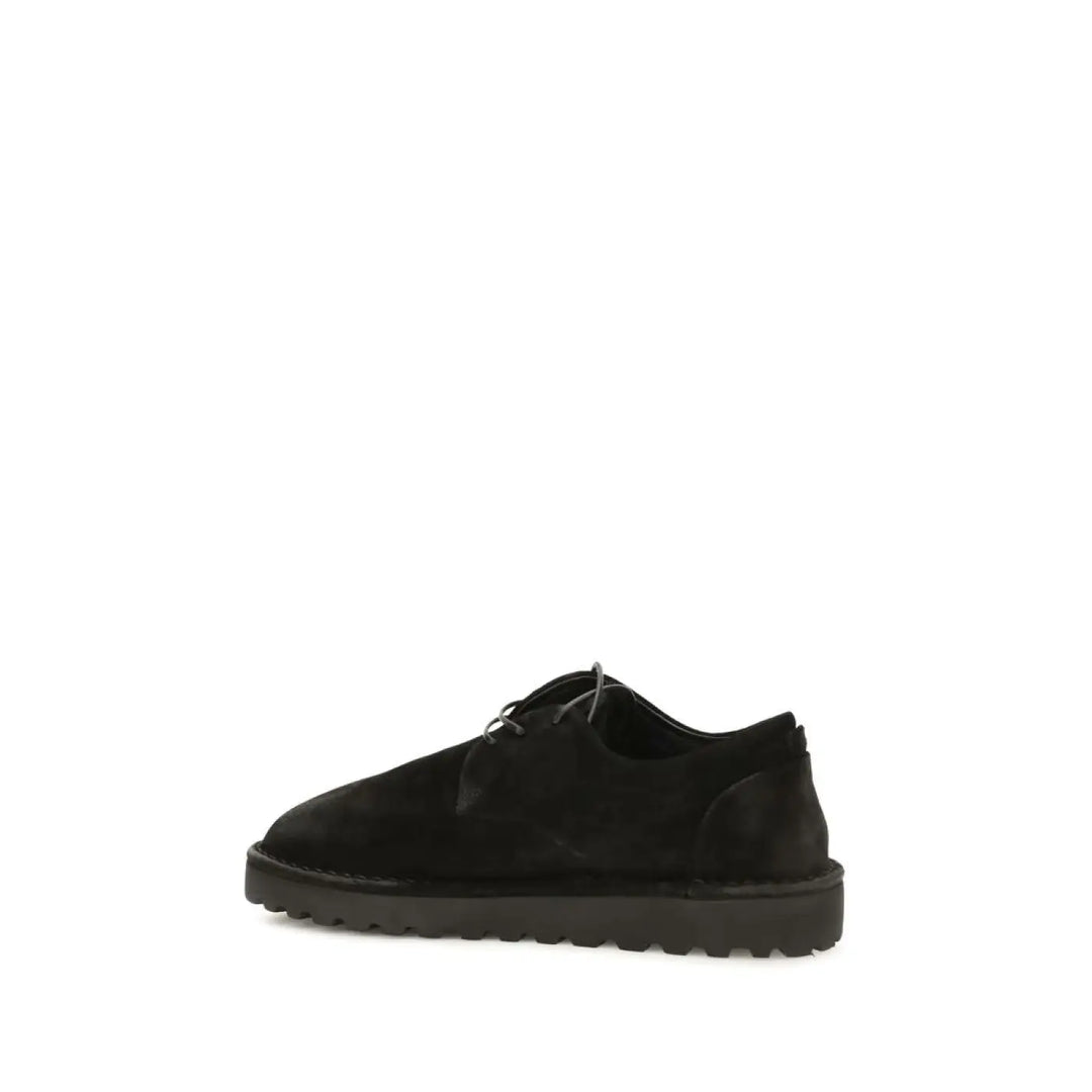 Marsell Black Calf Leather Bos Taurus Oxfords and Derbies