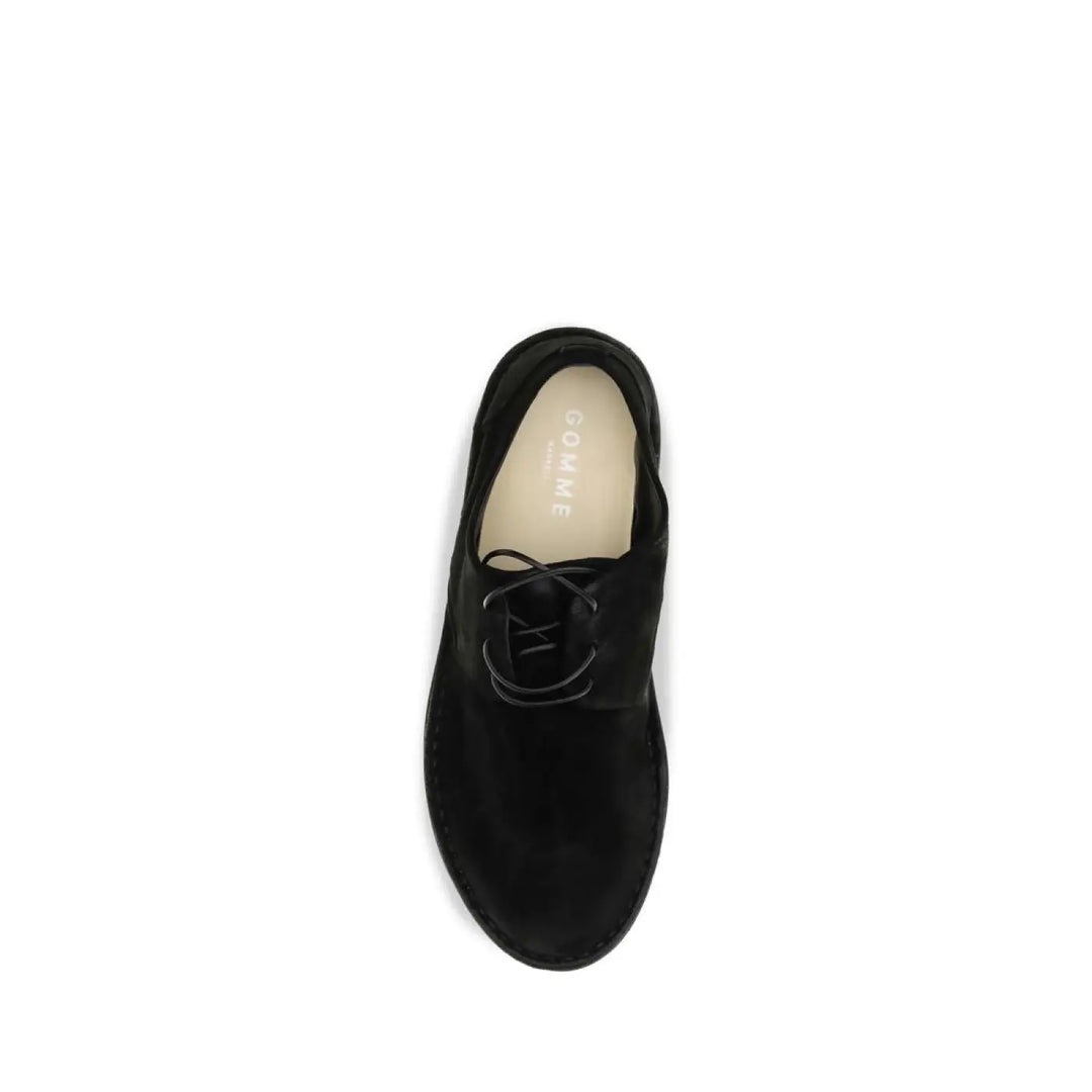 Marsell Black Calf Leather Bos Taurus Oxfords and Derbies