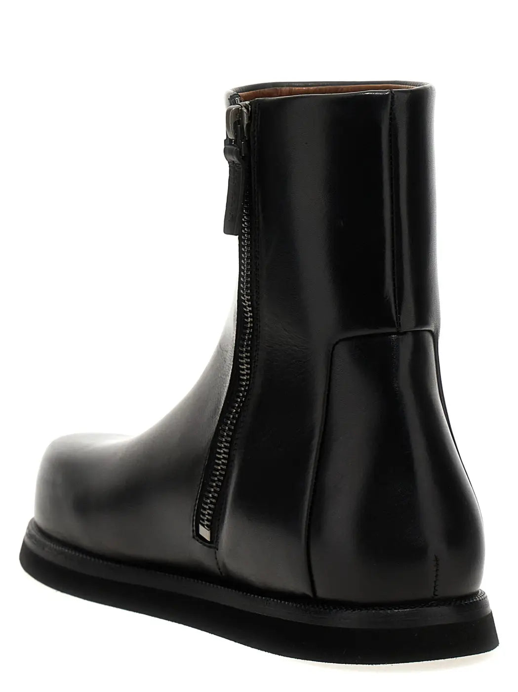 Women’s Marsell Black Calfskin Ankle Boots