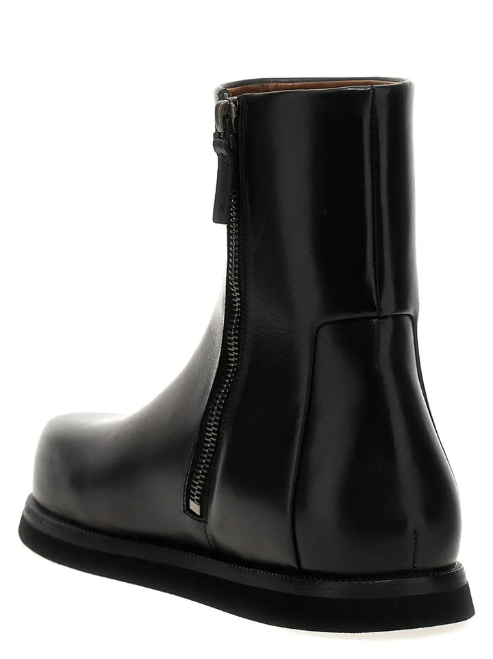 Women’s Marsell Black Calfskin Ankle Boots