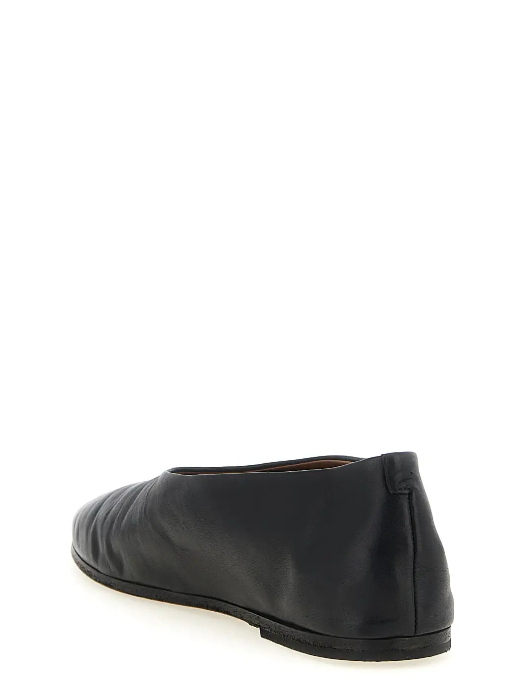 Marsell Black Calfskin Ballet Flats