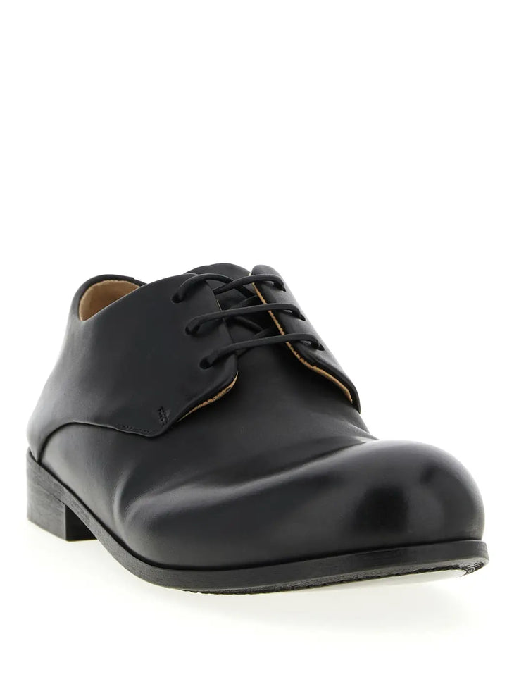 Marsell Black Calfskin Oxfords and Derbies