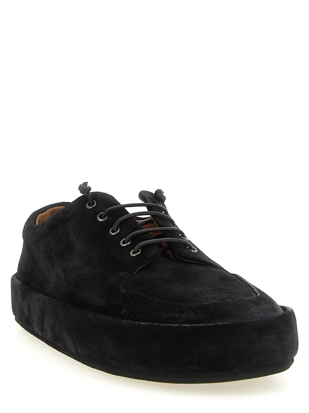 Marsell Black Calfskin Oxfords and Derbies