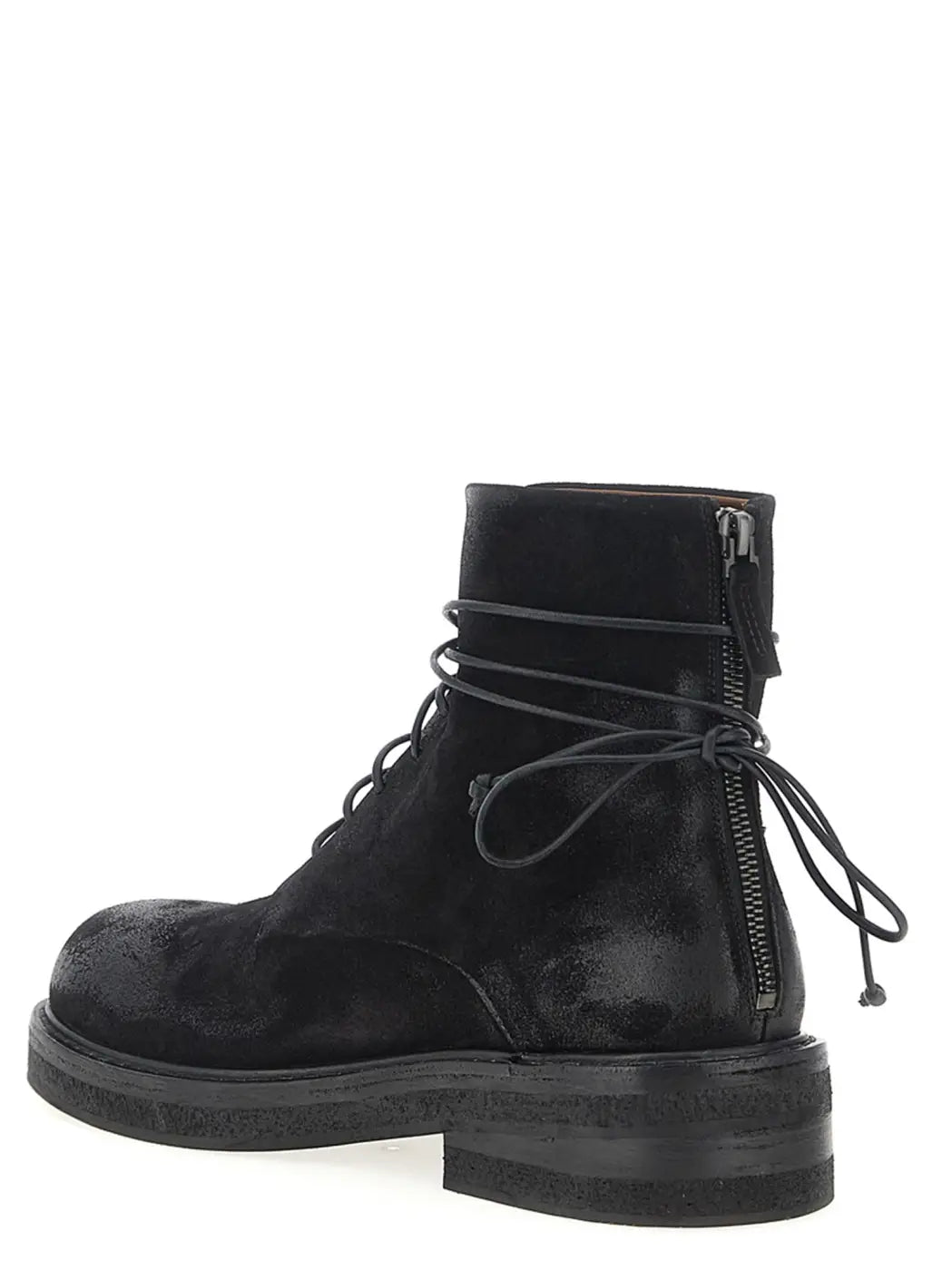 Marsell Black Cotton Chelsea Boots