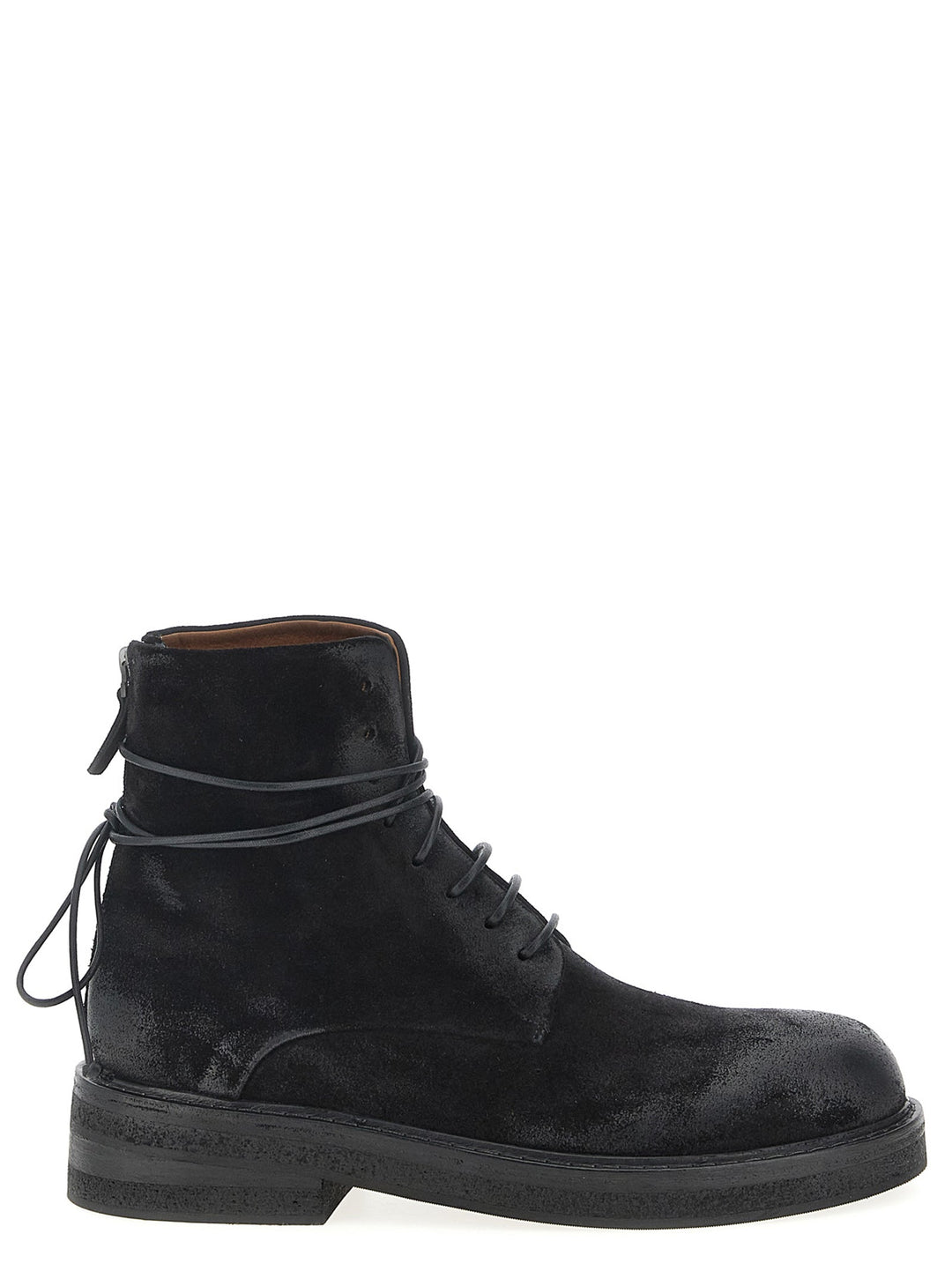 Marsell Black Cotton Chelsea Boots