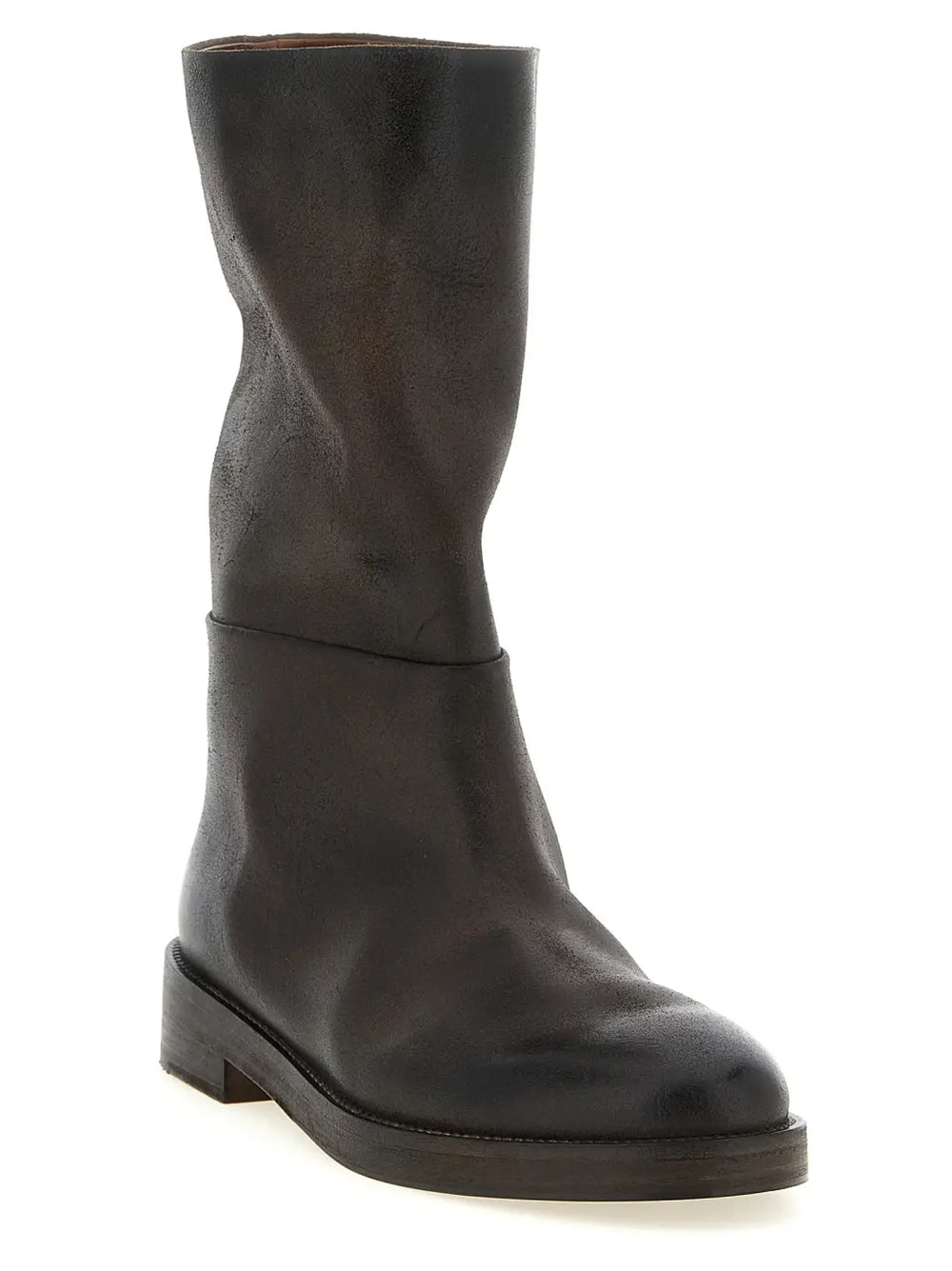 Marsell Brown Calfskin Over the Knee