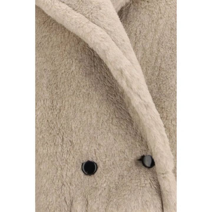 Max Mara Beige Alpaca Vicugna Pacos Coat