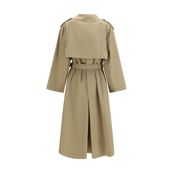 Max Mara Trench Coats - Beige Cotton Coat