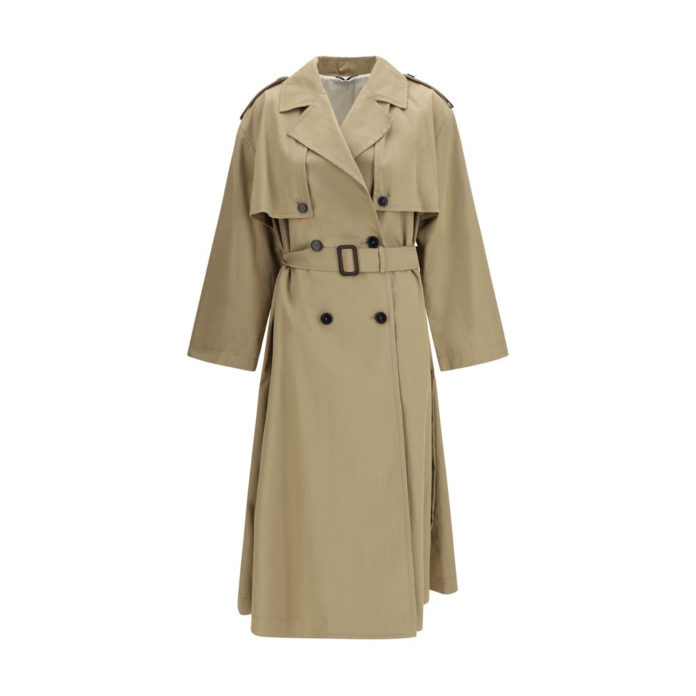 Max Mara Trench Coats - Beige Cotton Coat