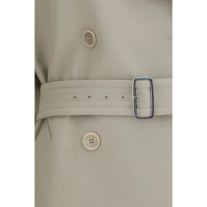 Max Mara Beige Cotton Trench Coat