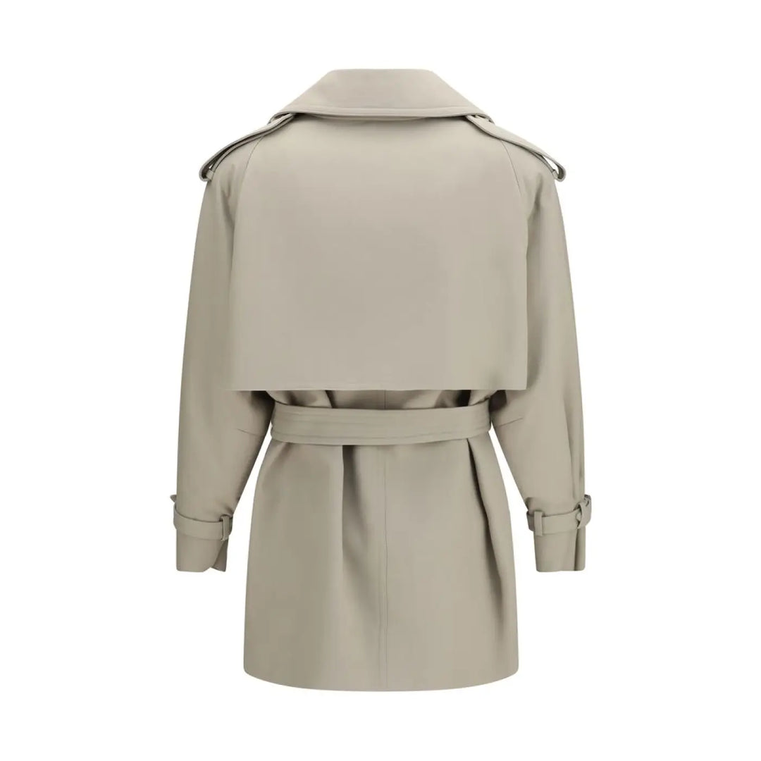 Max Mara Beige Cotton Trench Coat